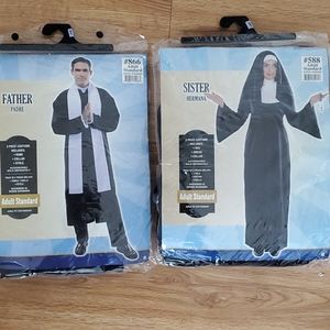 Couples Halloween costume - Priest and Nun